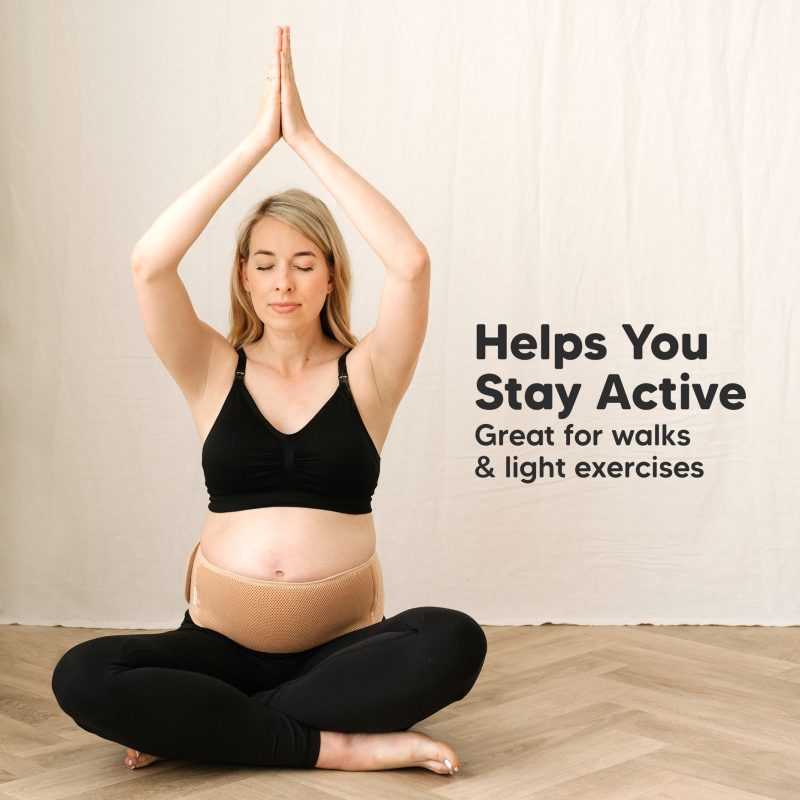 Beige Maternity Support Belt made by KeaBabies