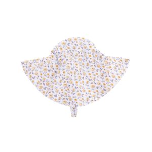 Angel Dear Yellow Country Roses Muslin Wide Brim Sun Hat