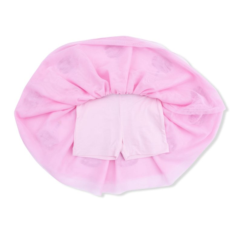 Birthday Tulle Tutu Skirt With Bamboo Viscose Bike Shorts available at Blossom