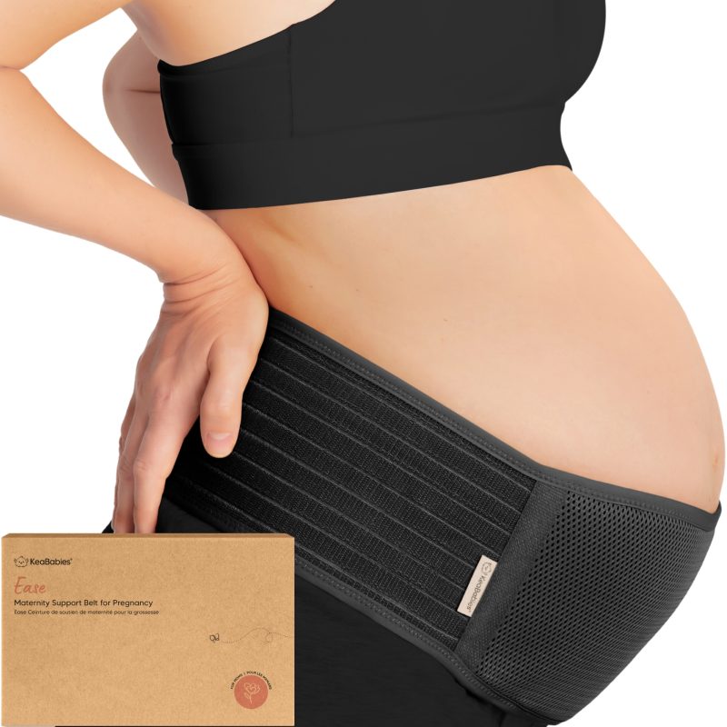 KeaBabies Black Maternity Support Belt