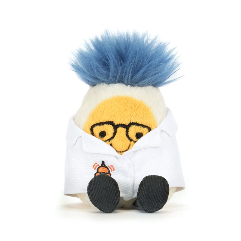 Jellycat Amuseables Boiled Egg Scientist Outfit part of our Space collection