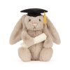 Jellycat Bashful Bunny Graduation Outfit part of our Celebrations collection