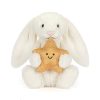 Jellycat Cream Bunny with Star part of our Bunnies collection