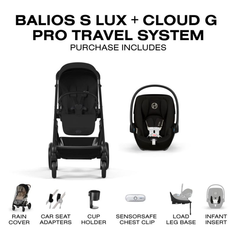 Cybex Balios S Lux Stroller + Cloud G Pro Travel System
