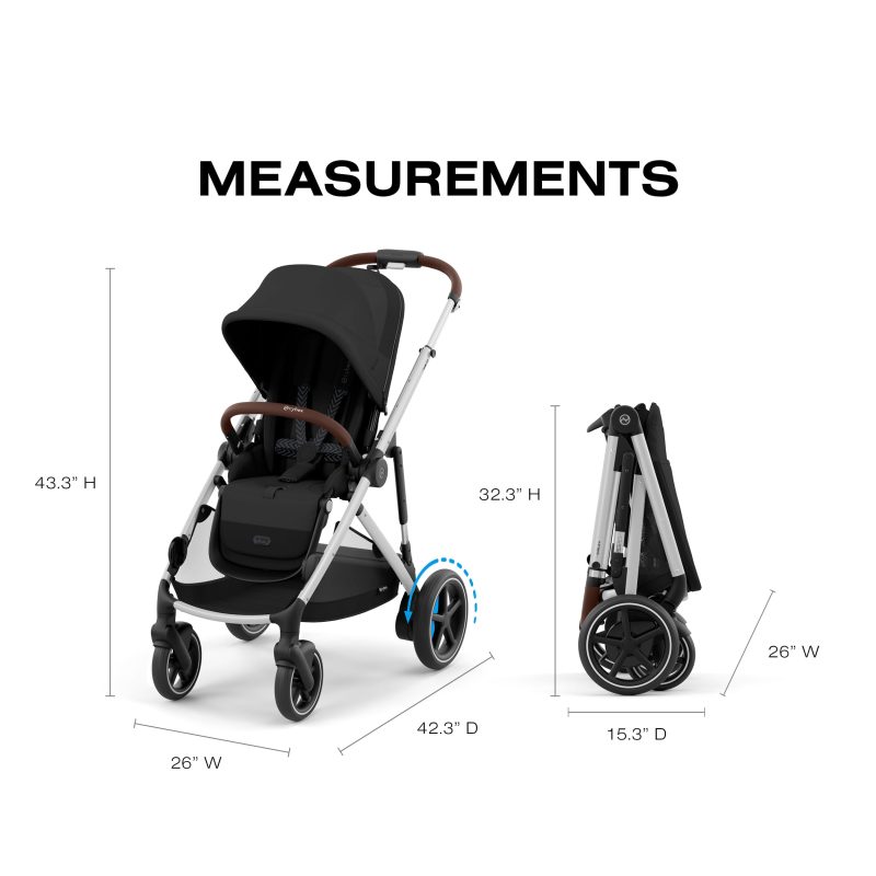 Cybex eGazelle S Stroller + Cloud G Pro Travel System