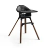 Clikk_Tray_WarmBrown_Black_Harness_Cnfg-2_eCom Stokke Clikk High Chair Black/Warm Brown