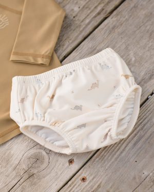 Quincy Mae Swim Diaper in Dino