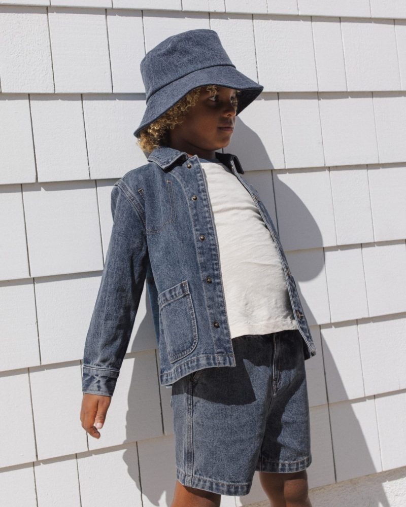 Bucket Hat in Navy from Rylee + Cru Bucket Hat in Navy from Rylee + Cru