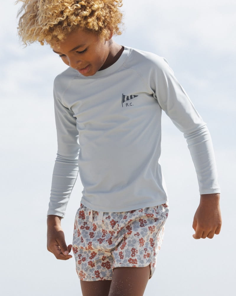 Long Sleeve Rashguard in Light Blue from Rylee + Cru Long Sleeve Rashguard in Light Blue from Rylee + Cru