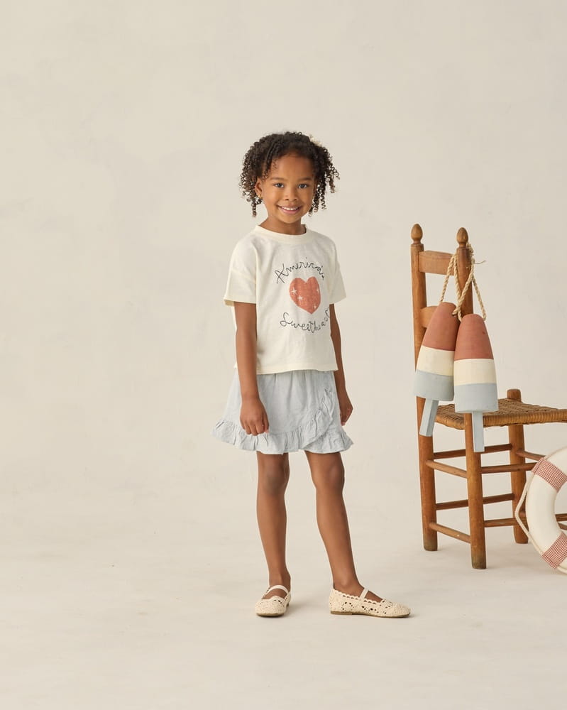 Boxy Tee in Americas Sweetheart available at Blossom Boxy Tee in Americas Sweetheart available at Blossom