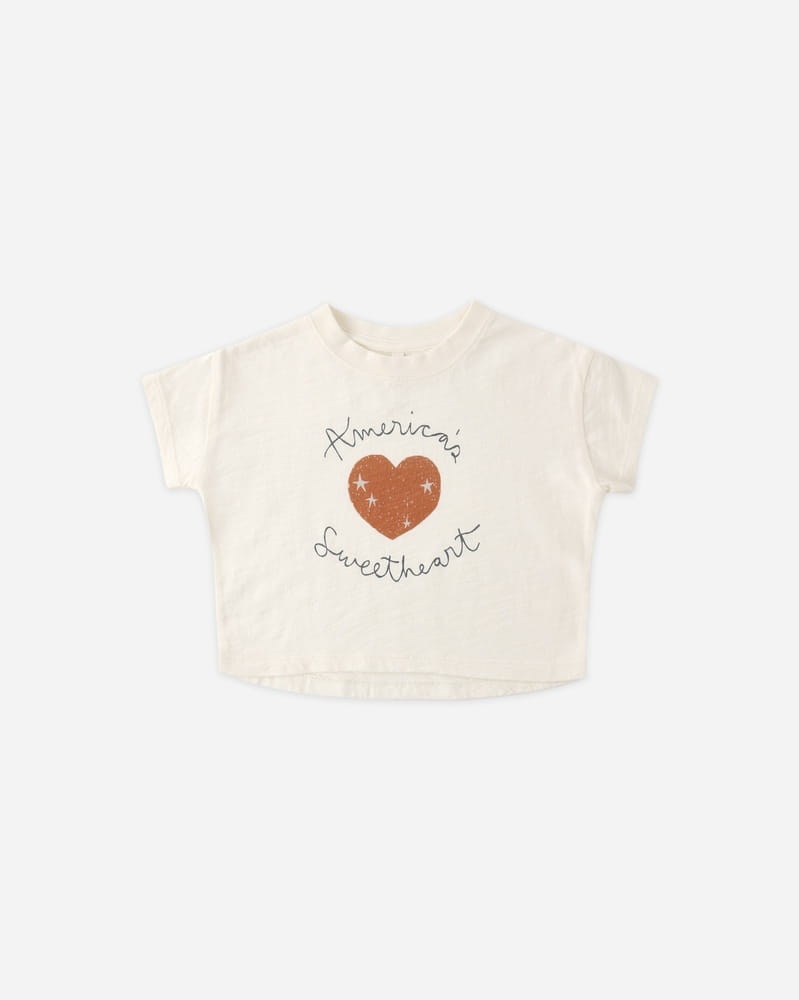 Boxy Tee in Americas Sweetheart from Rylee + Cru Boxy Tee in Americas Sweetheart from Rylee + Cru