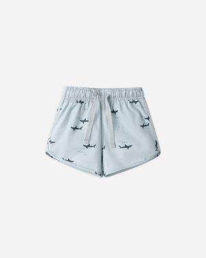 Rylee + Cru Swim Trunk in Sharks Rylee + Cru Swim Trunk in Sharks