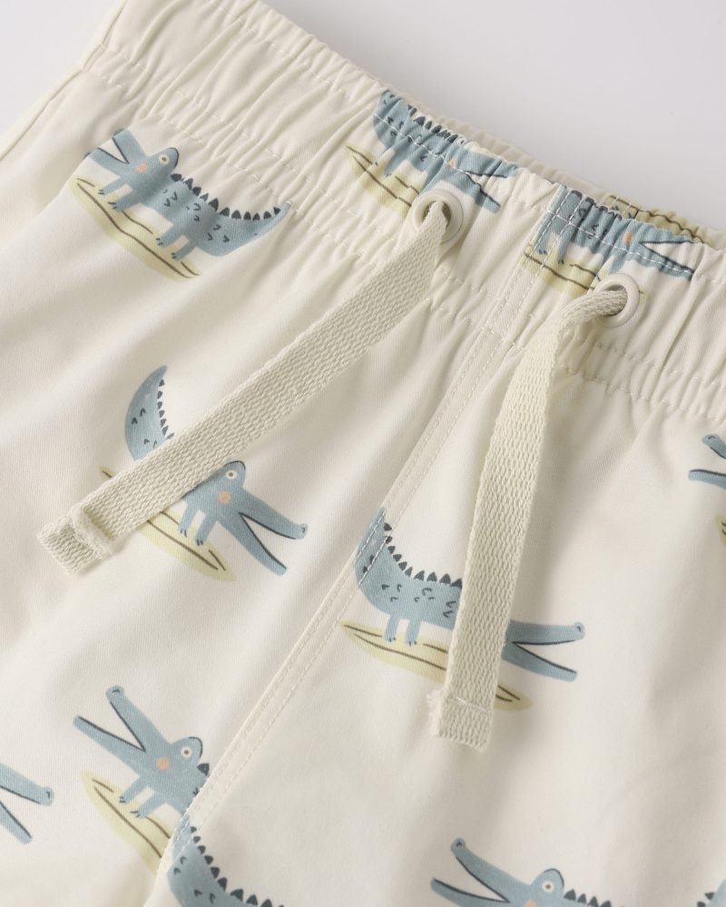 Swim Trunk In Alligators available at Blossom