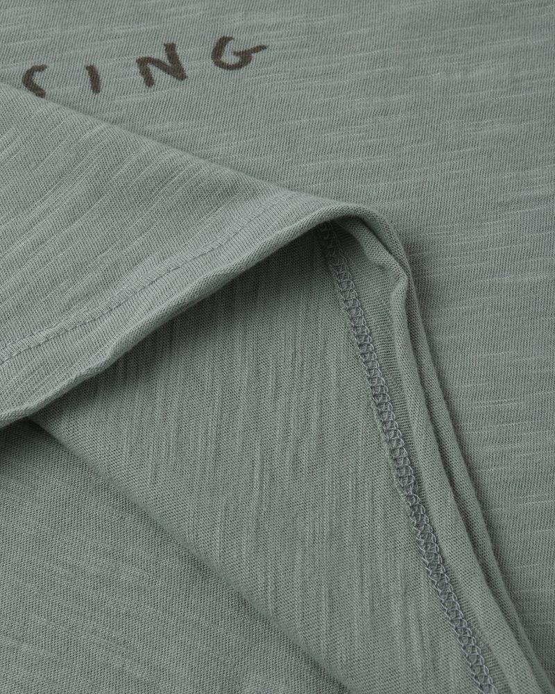 Raw Edge Tee In Cruising