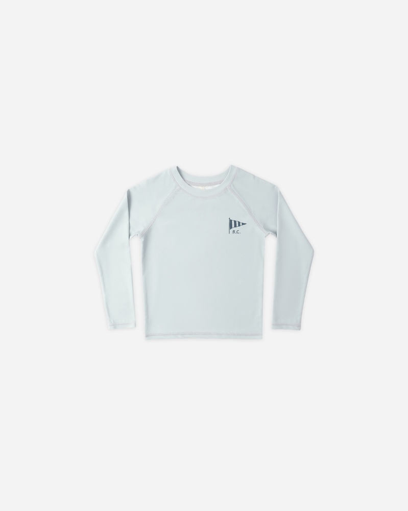 Rylee + Cru Long Sleeve Rashguard in Light Blue Rylee + Cru Long Sleeve Rashguard in Light Blue