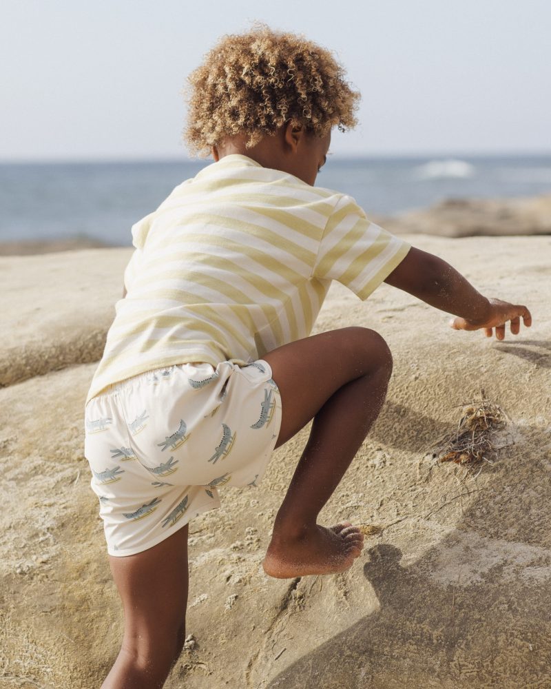 Swim Trunk In Alligators from Rylee + Cru