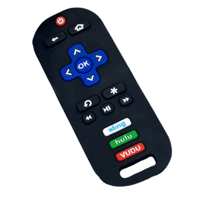 sugar + maple Remote Control Silicone Teether