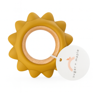 sugar + maple Sun Silicone Teether