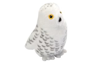 Wild Republic Audubon II Snowy Owl Stuffed Animal with Sound 5.5"