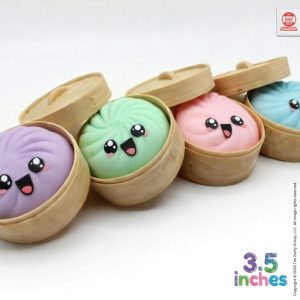 Zoofy Group Mystery Tie & Dye Dumpling Mini Squishies 3.5 Inches