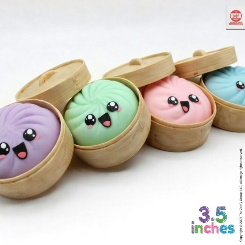 Zoofy Group Mystery Tie & Dye Dumpling Mini Squishies 3.5 Inches
