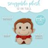 Curious George 12" Cuteeze made by Kids Preferred Curious George 12" Cuteeze made by Kids Preferred