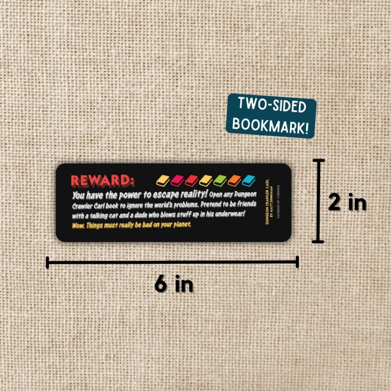 New Achievement You Can Read Dungeon Crawler Carl Bookmark from Kingdom of Threads