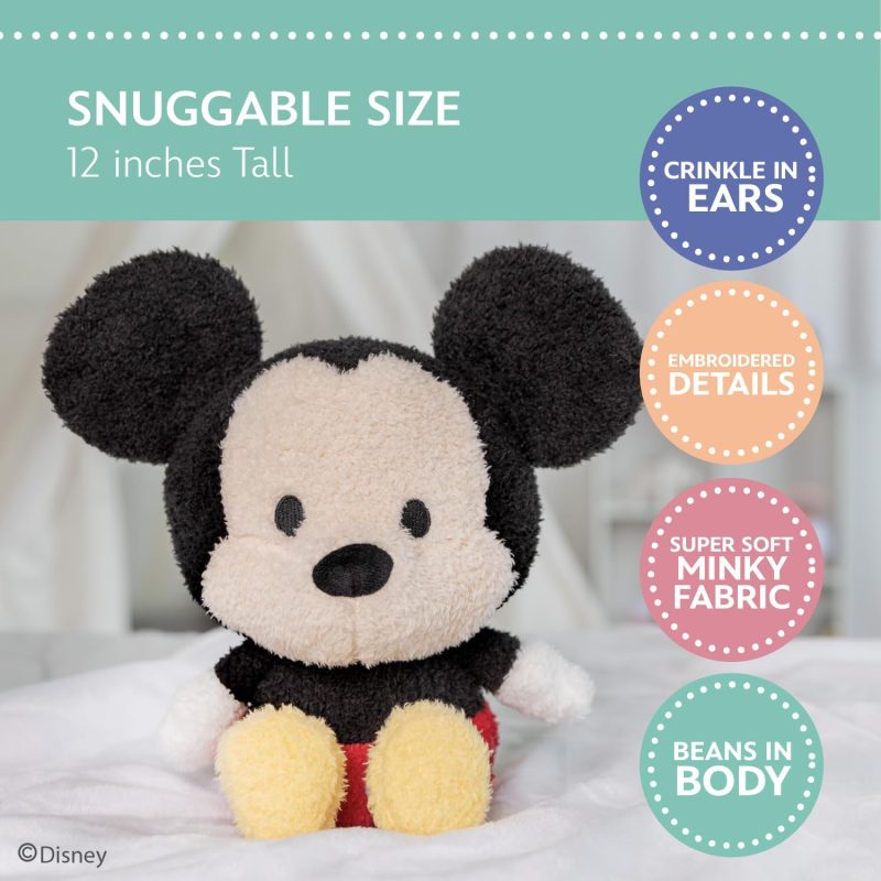 Disney Mickey Mouse 12" Cuteeze made by Kids Preferred Disney Mickey Mouse 12" Cuteeze made by Kids Preferred