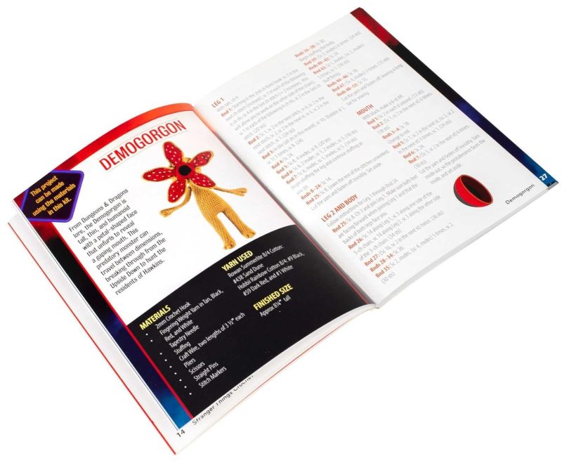 Simon & Schuster Stranger Things Crochet Kit available at Blossom