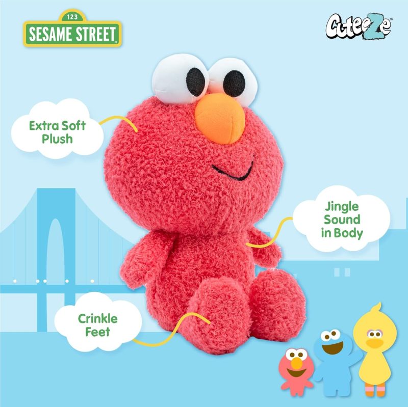 Sesame Street Elmo 12" Cuteeze from Kids Preferred Sesame Street Elmo 12" Cuteeze from Kids Preferred