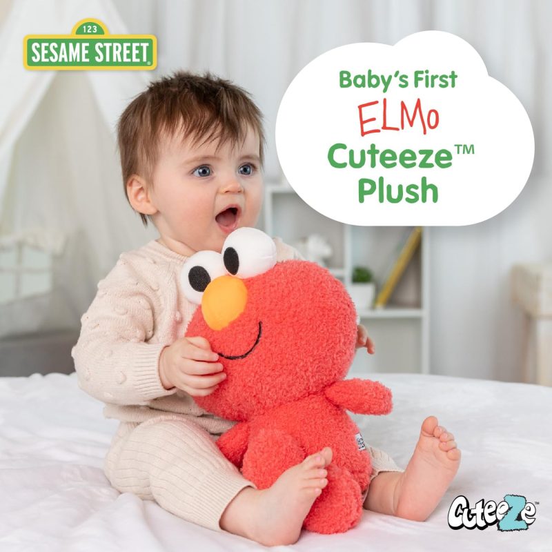 Kids Preferred Sesame Street Elmo 12" Cuteeze Toys Kids Preferred Sesame Street Elmo 12" Cuteeze Toys