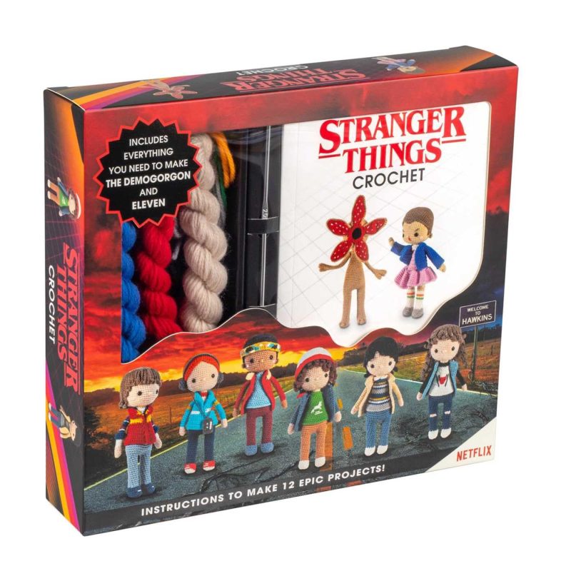 Stranger Things Crochet Kit made by Simon & Schuster