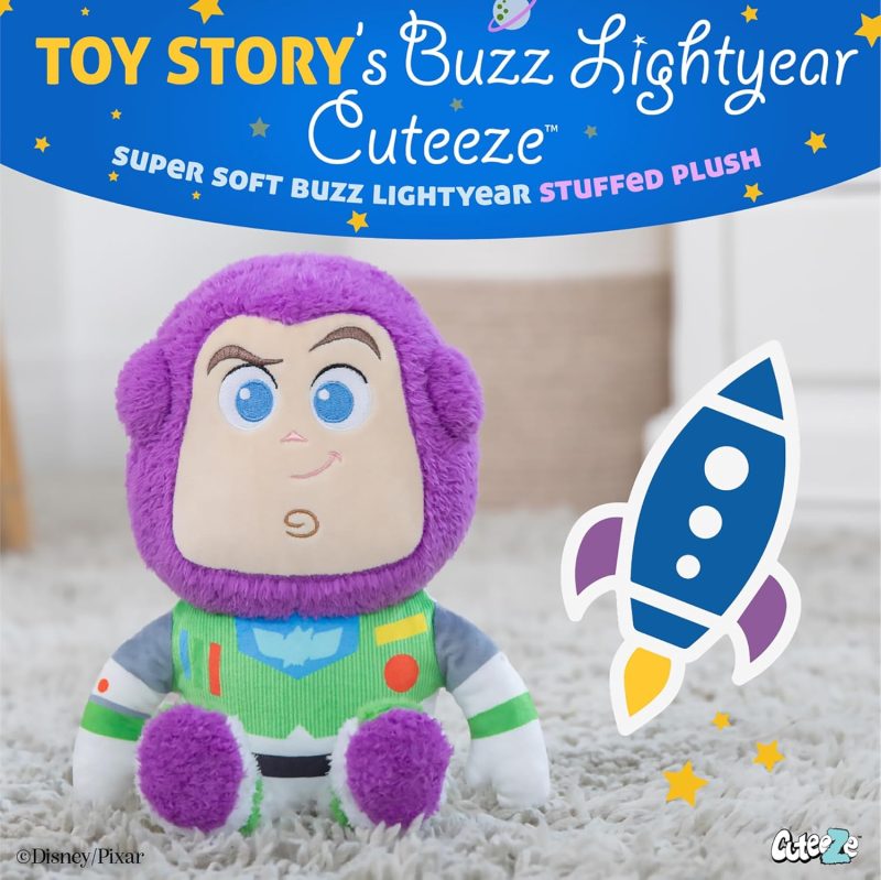 Disney Toy Story Buzz Lightyear 12"  Plush Cuteeze from Kids Preferred