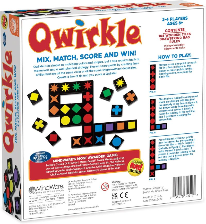 MindWare Qwirkle Board Game available at Blossom