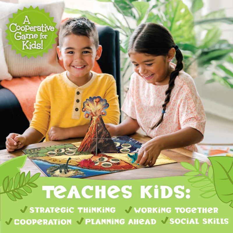 Peaceable Kingdom Dinosaur Escape Cooperative Board Game available at Blossom