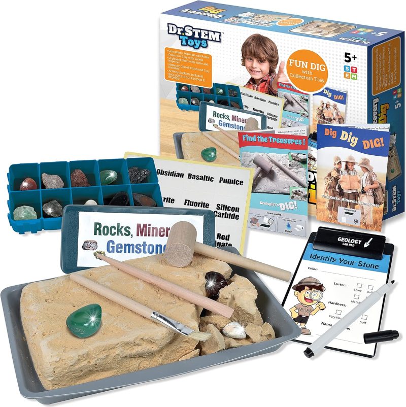 Thin Air Brands Discovery Rock & Gem Dig Set