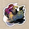 Kingdom of Threads Carl and Donut Dungeon Crawler Carl Sticker