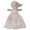 Maileg Baby Mouse in Gown Powder