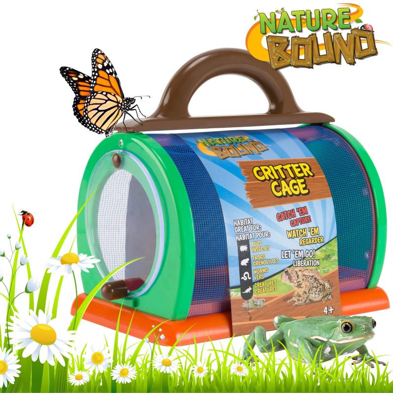 Thin Air Brands Critter Cage with Activity Booklet Toys