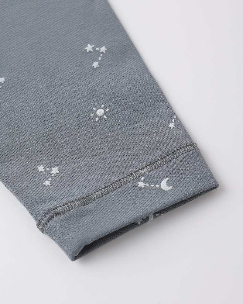 Bamboo Short Sleeve Pajama Set in Starlight from Quincy Mae