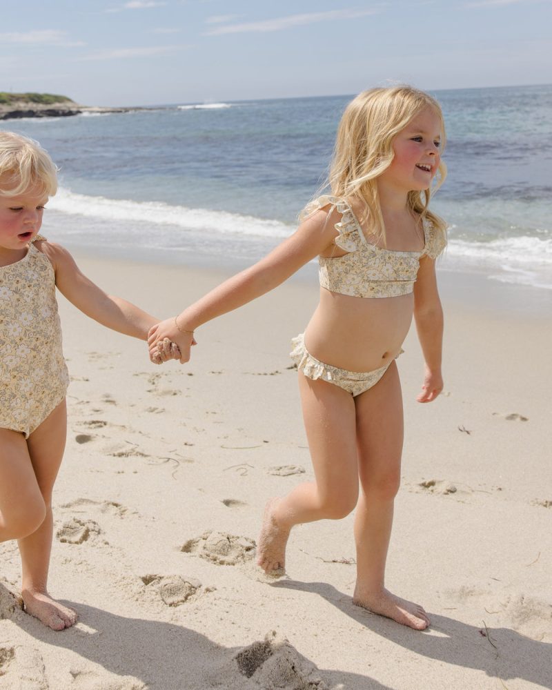 Hanalei Two-Piece Swim Suit in Lemon Meadow