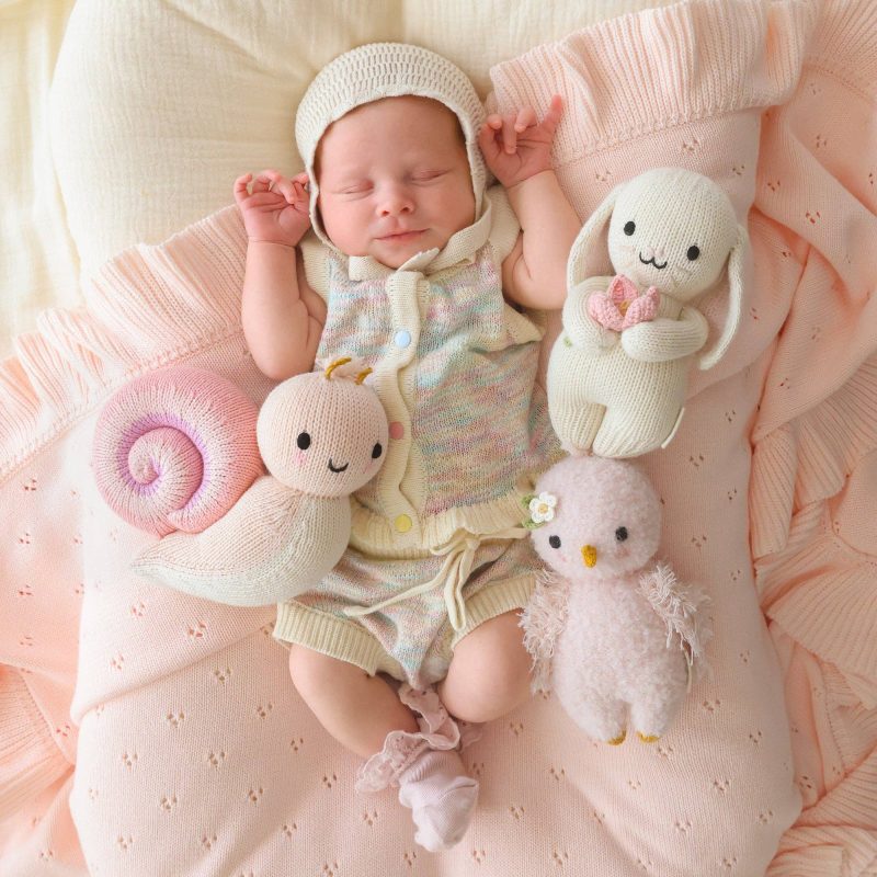 cuddle+kind Baby Snail Peony Toys