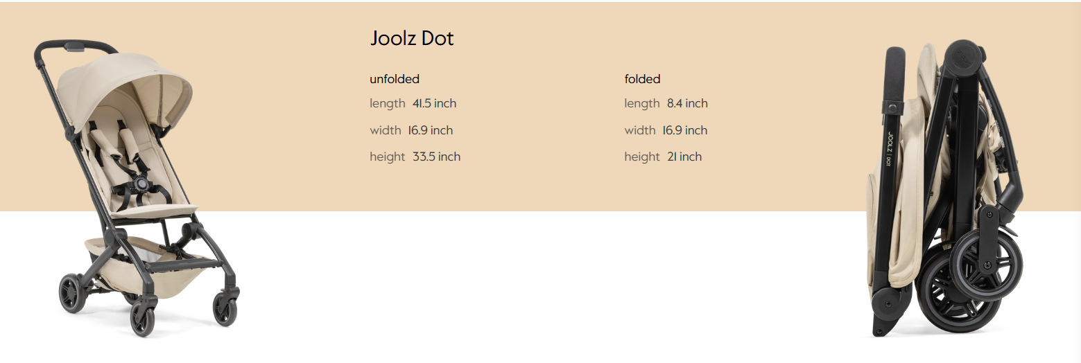 Joolz Dot Lightweight Travel Stroller