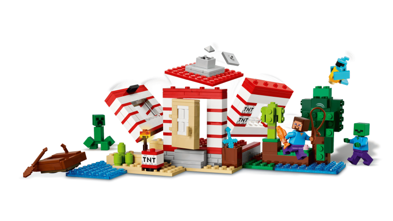 LEGO Minecraft The TNT Jungle House 21275 available at Blossom