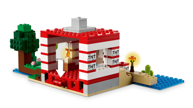 LEGO Minecraft The TNT Jungle House 21275 part of our  collection