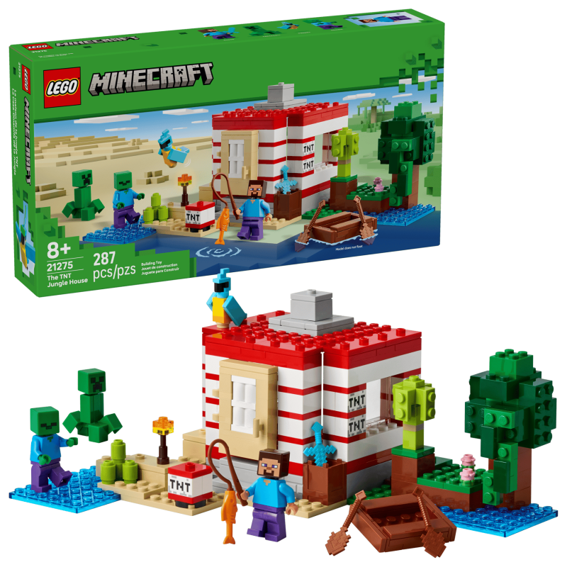 LEGO Minecraft The TNT Jungle House 21275