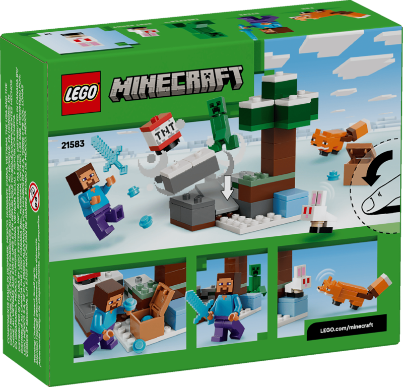 LEGO Minecraft Steve's Taiga Adventure 21583 part of our  collection