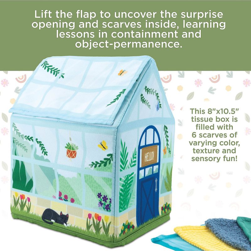 MindWare Sensory Peek & Pull Tissue Box Toys