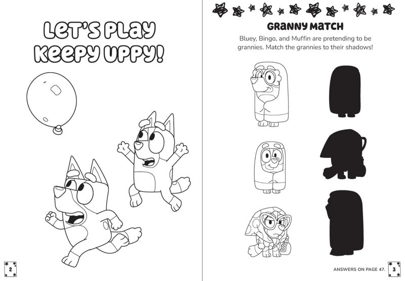 Bluey: Muffin's World Color & Activity Book with Crayons from Simon & Schuster