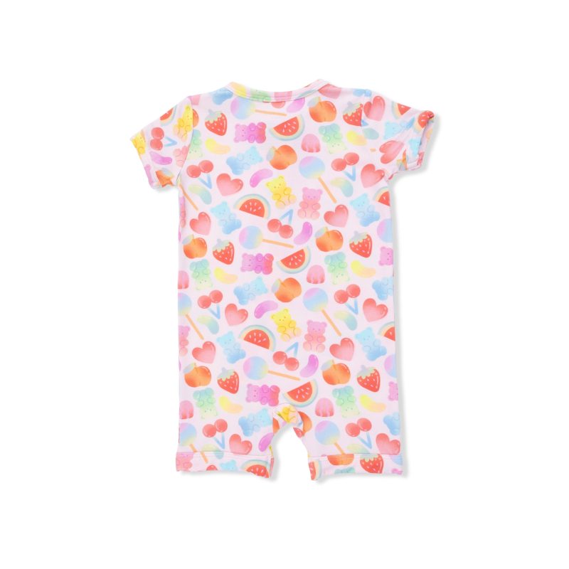 Gummy Bears 2 Way Zipper Romper Shortie from Angel Dear